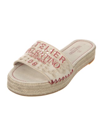Valentino Canvas Printed Espadrilles