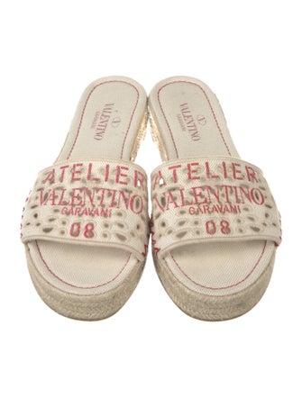 Valentino Canvas Printed Espadrilles