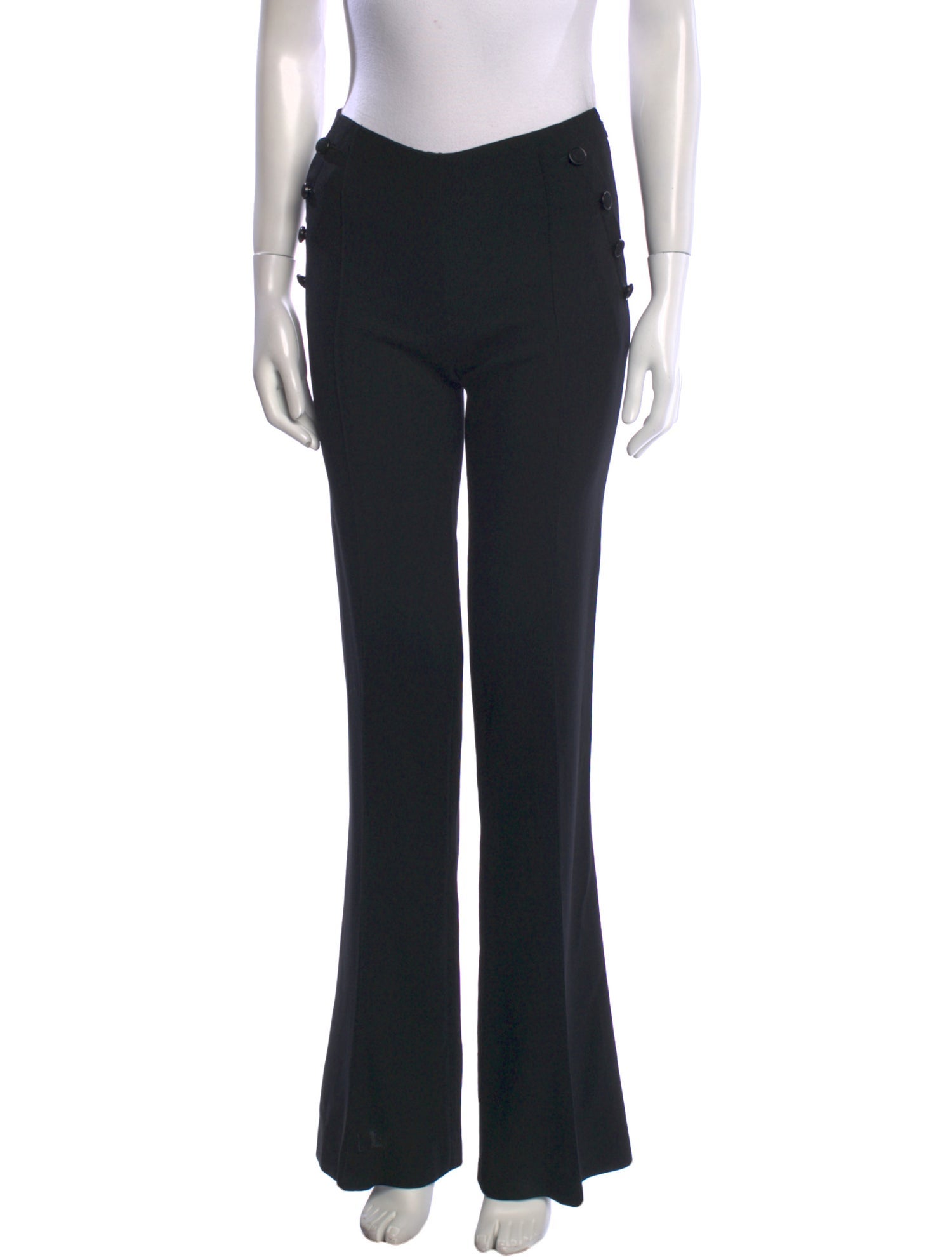 Valentino Virgin Wool Wide Leg Pants
