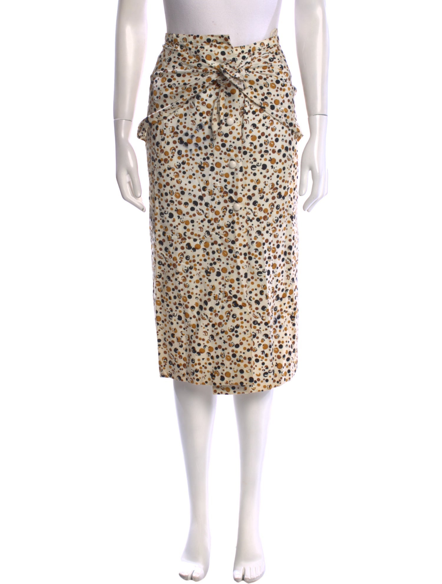 Valentino Printed Midi Length Skirt