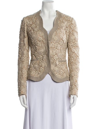 Valentino Lace Pattern Evening Jacket