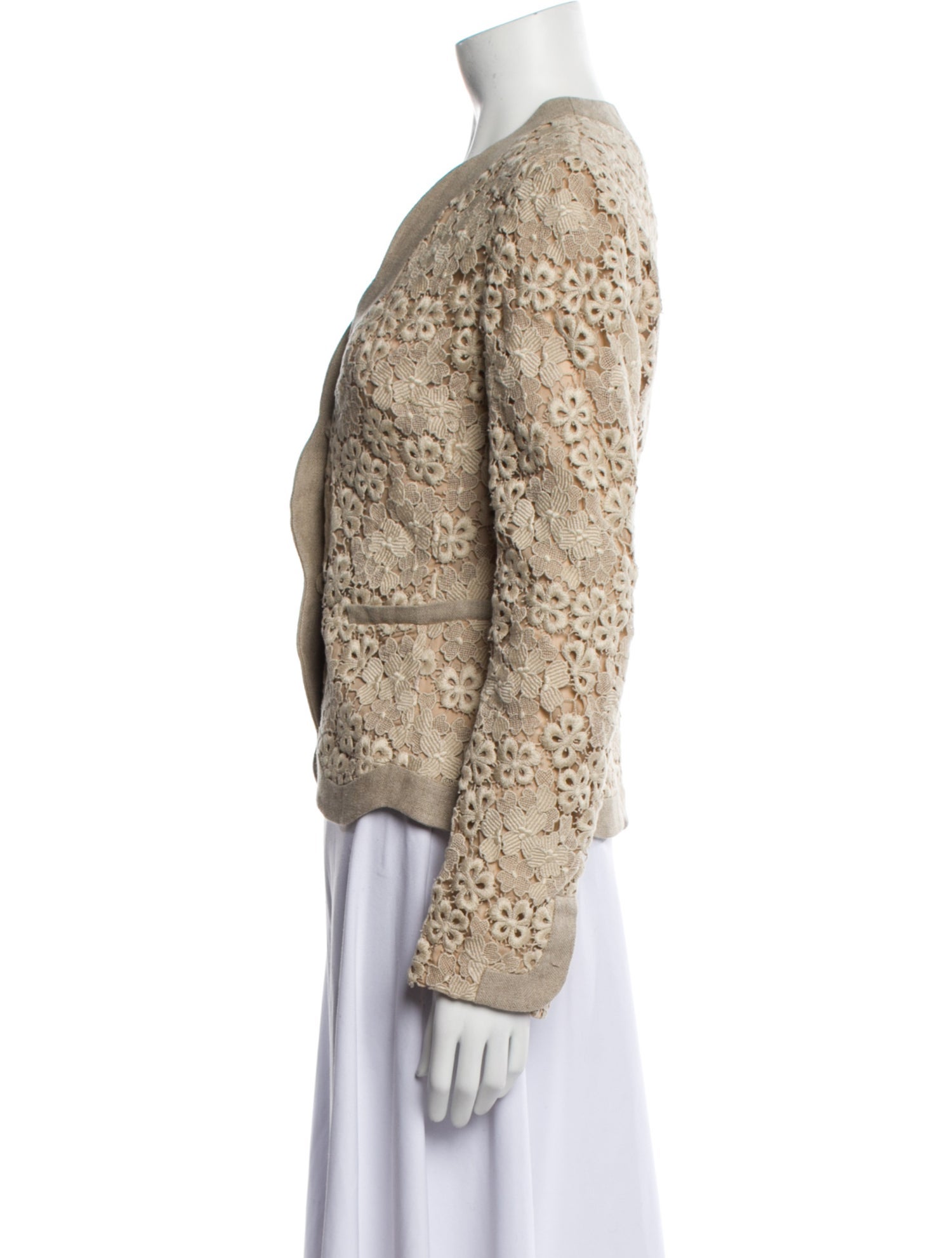 Valentino Lace Pattern Evening Jacket
