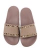 Valentino Rockstud Accents Rubber Slides