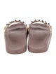 Valentino Rockstud Accents Rubber Slides