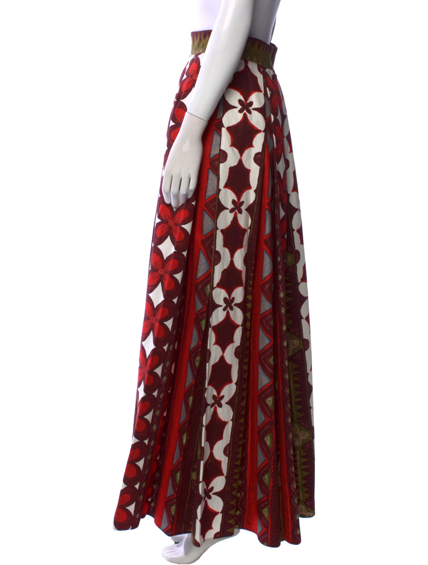 Valentino Printed Long Skirt w/ Tags