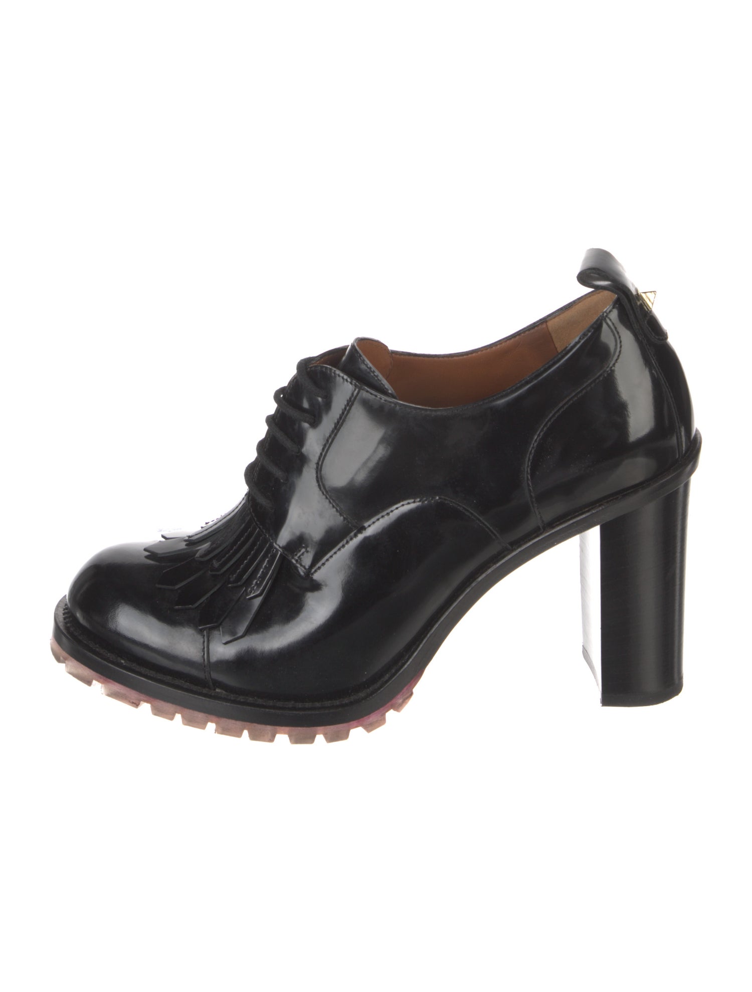 Valentino Rockstud Accents Leather Pumps