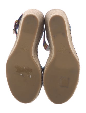 Valentino Canvas Striped Espadrilles