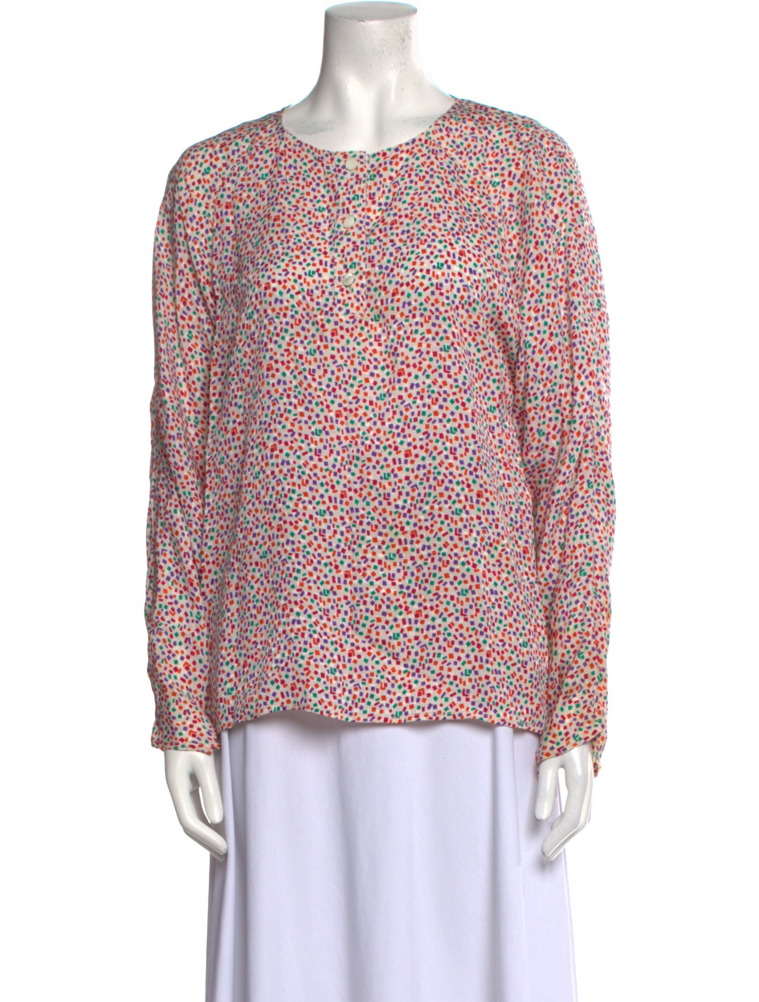 Valentino Silk Printed Blouse