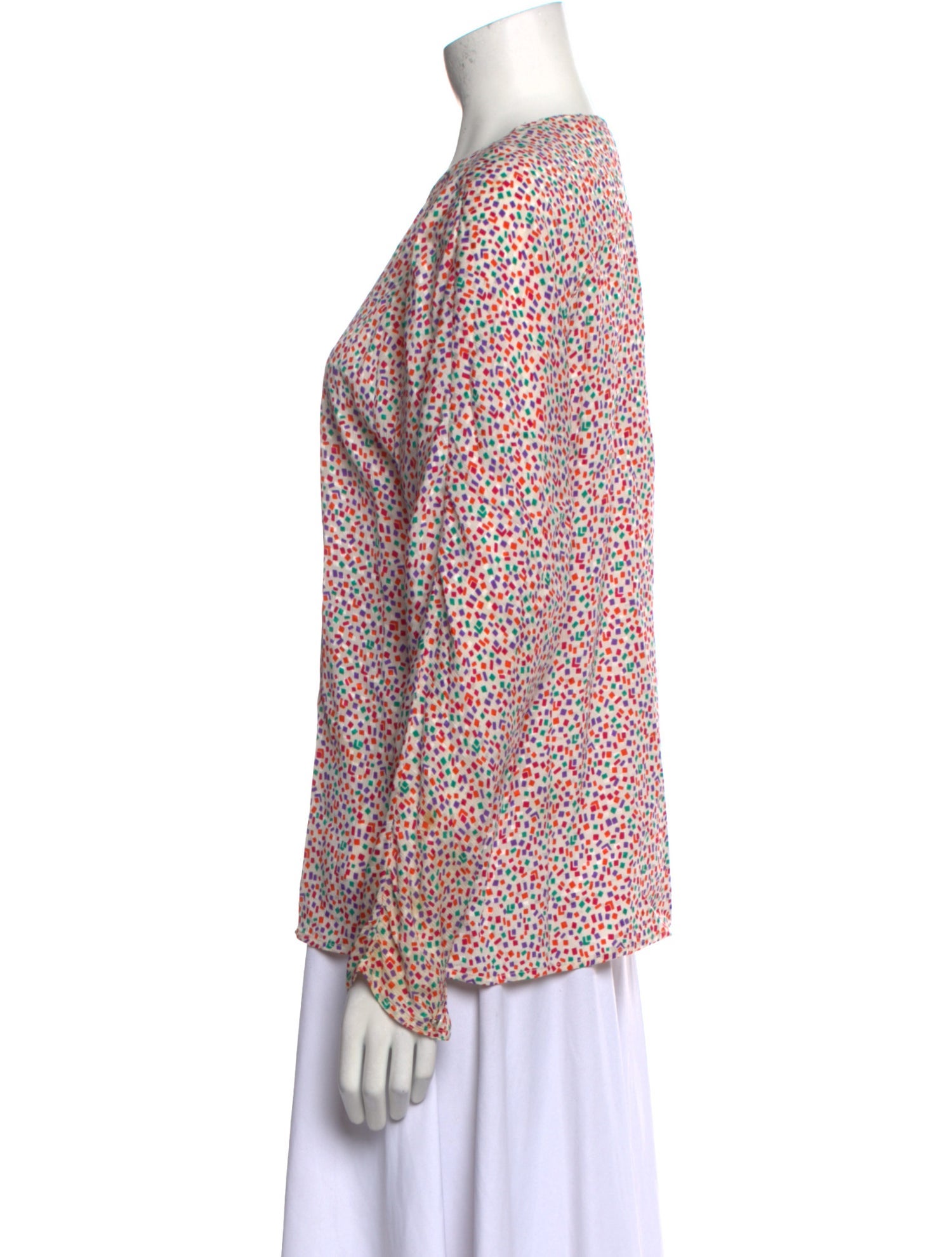 Valentino Silk Printed Blouse