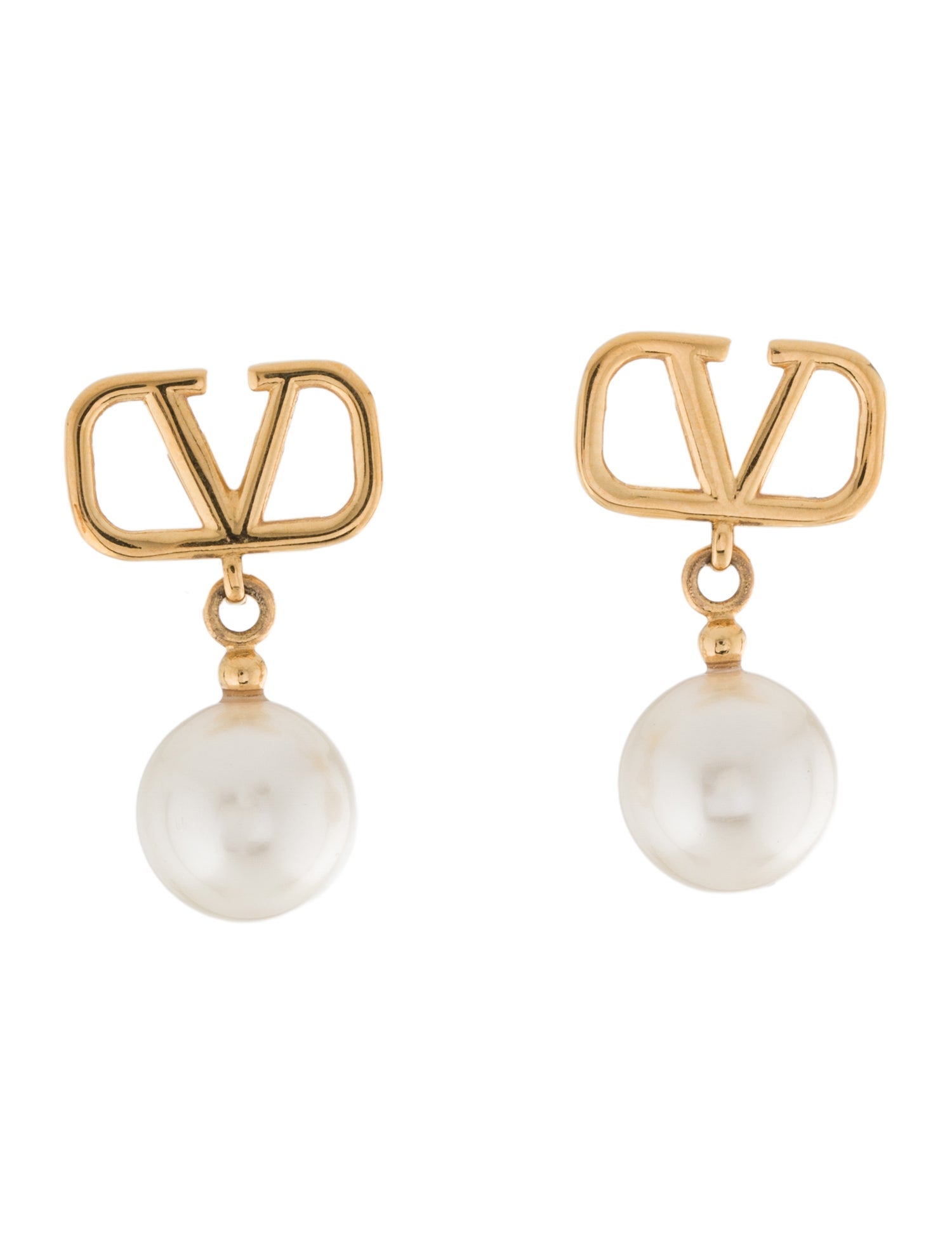 Vivienne Westwood Faux Pearl & Enamel Loelia Earrings