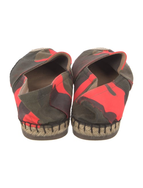 Valentino Canvas Camouflage Print Espadrilles