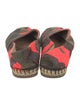 Valentino Canvas Camouflage Print Espadrilles