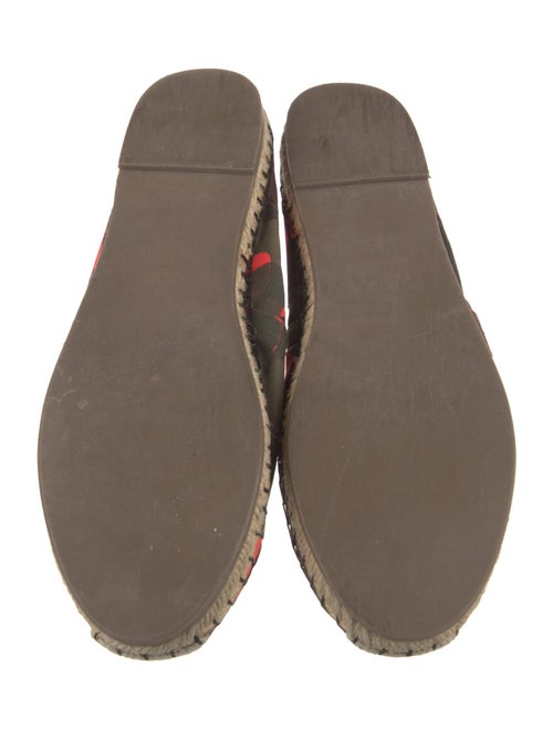 Valentino Canvas Camouflage Print Espadrilles