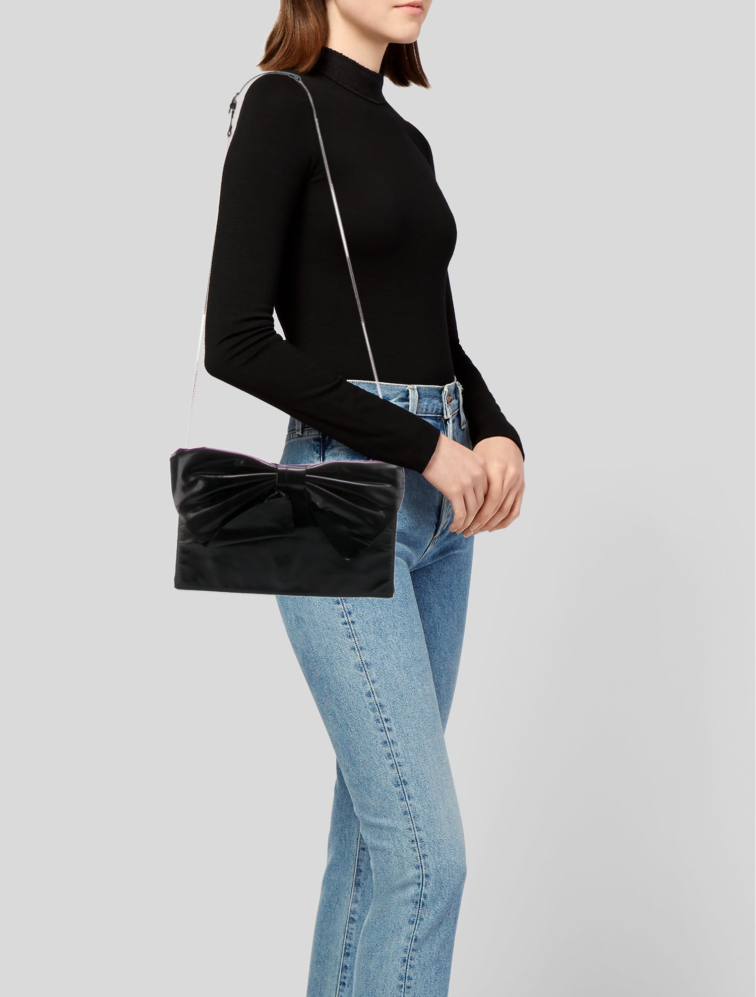 Valentino Patent Leather Evening Bag