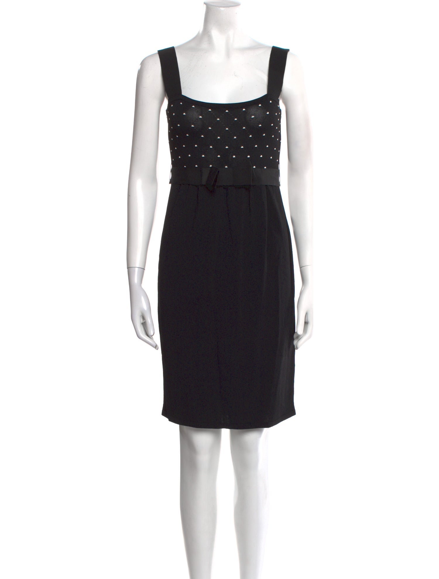 Valentino Square Neckline Mini Dress