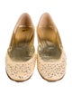 Valentino Canvas Crystal Embellishments D'Orsay Flats