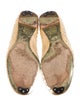 Valentino Canvas Crystal Embellishments D'Orsay Flats