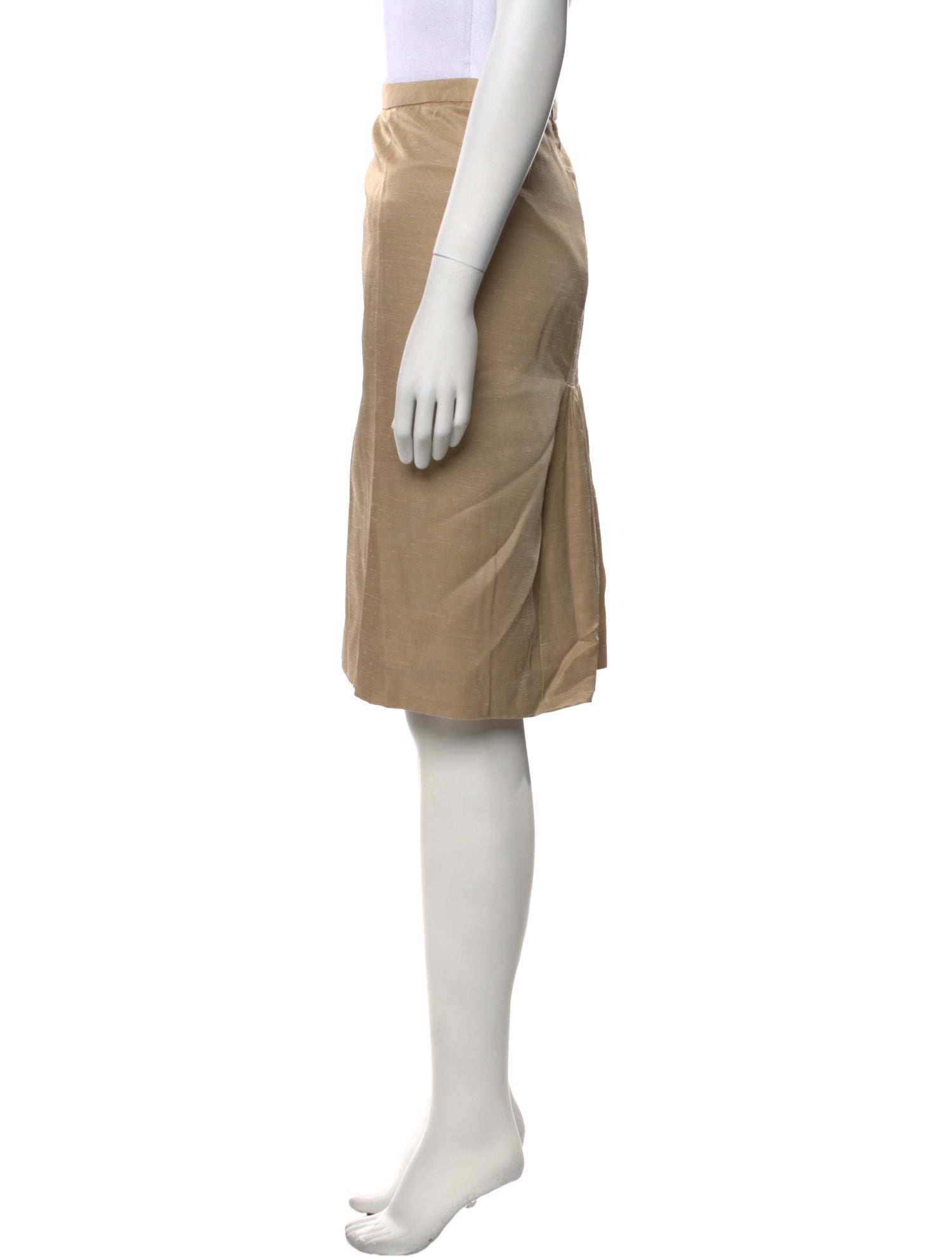 Valentino Ruffle Embellishment Knee-Length Skirt