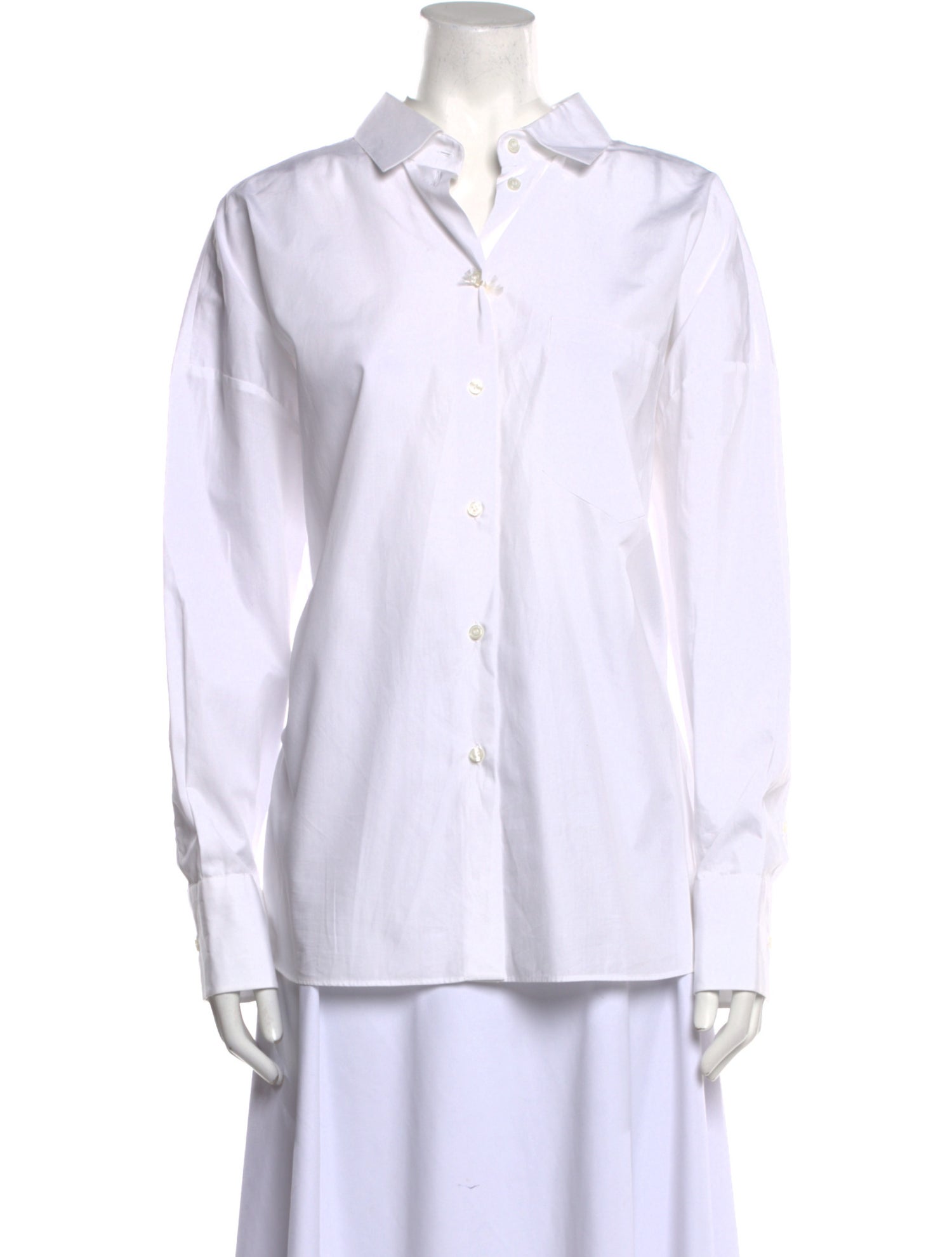 Valentino Long Sleeve Button-Up Top w/ Tags