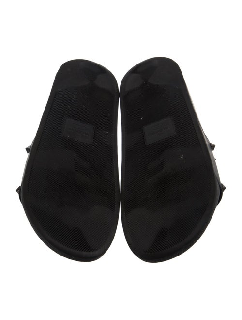 Valentino Rockstud Accents Rubber Slides