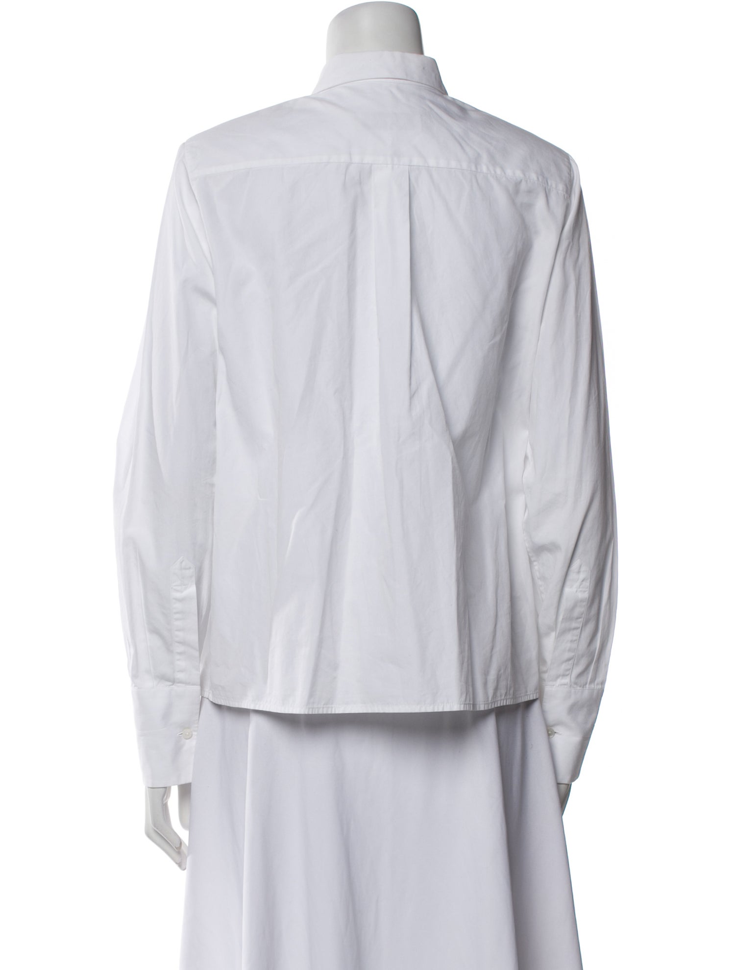 Valentino Long Sleeve Button-Up Top