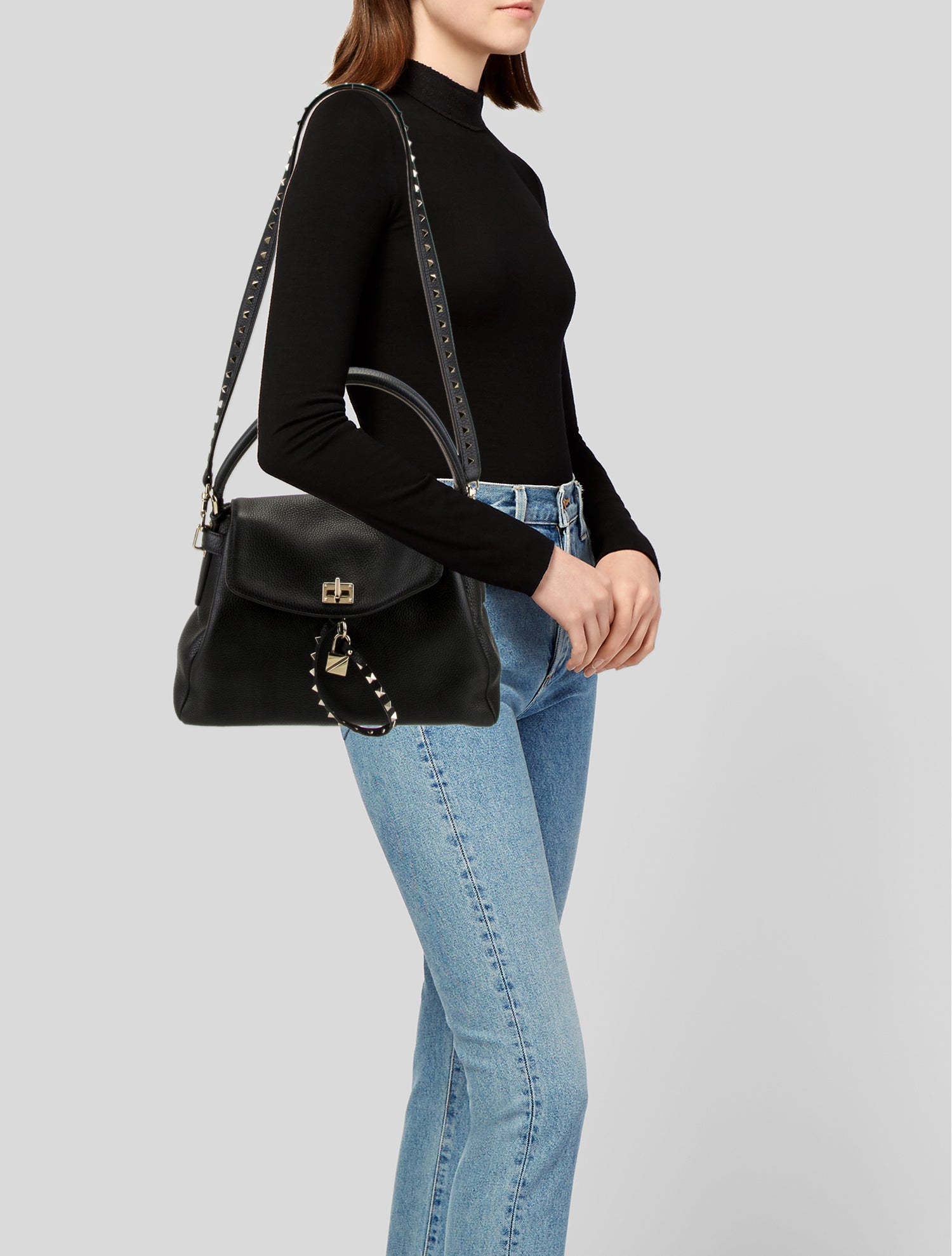 Valentino Rockstud Shoulder Bag Small