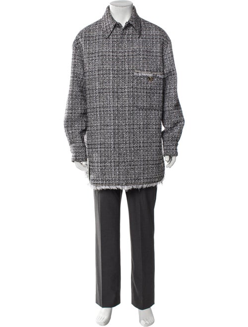 Valentino Tweed Pattern Jacket