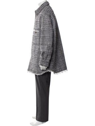 Valentino Tweed Pattern Jacket