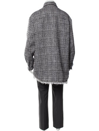 Valentino Tweed Pattern Jacket