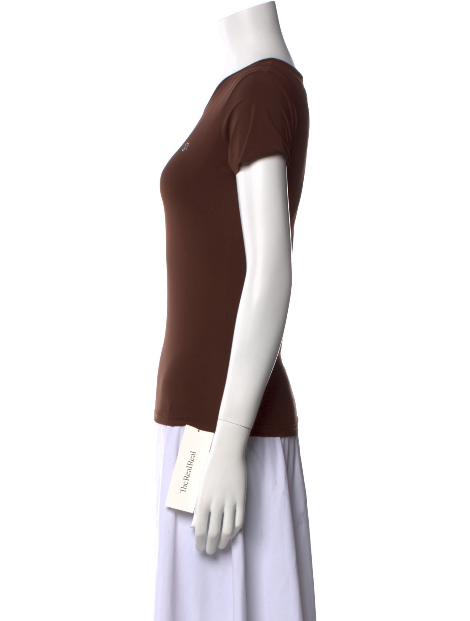 Valentino Scoop Neck Short Sleeve T-Shirt