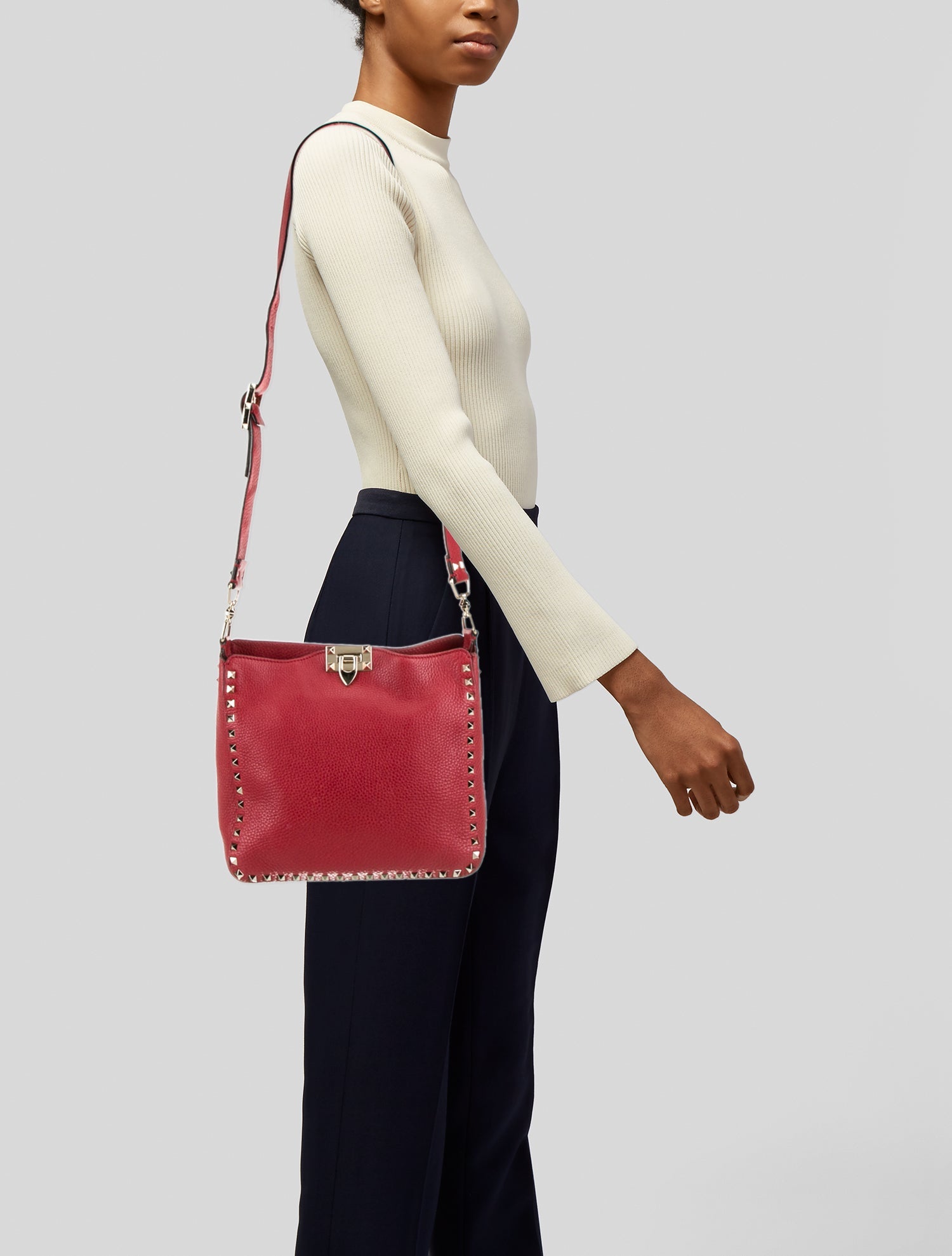 Valentino Rockstud Messenger Bag