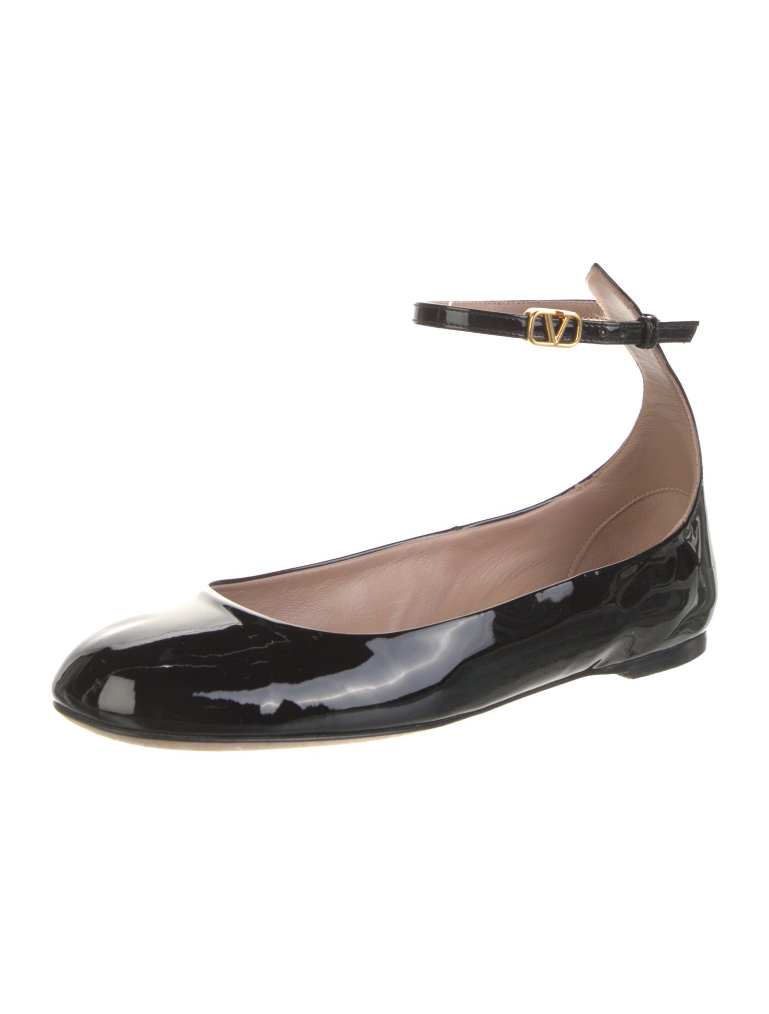 Valentino Patent Leather Ballet Flats