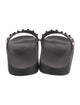 Valentino Rockstud Accents Rubber Slides