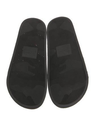 Valentino Rockstud Accents Rubber Slides