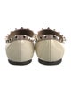 Valentino Rockstud Accents Patent Leather Ballet Flats