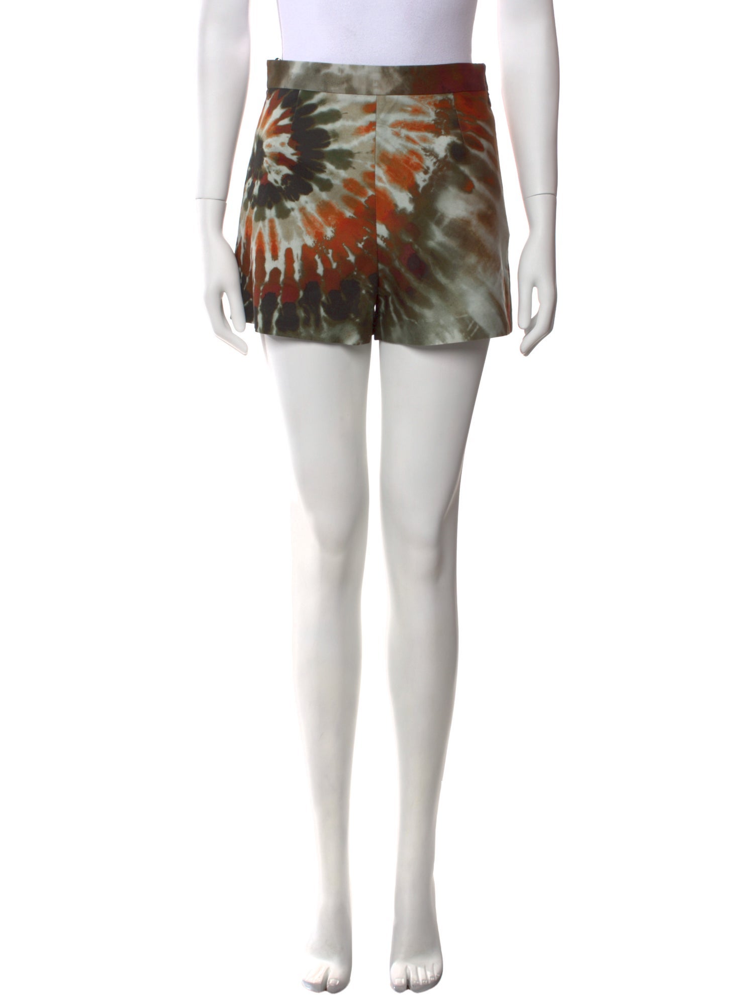 Valentino Tie-Dye Print Mini Shorts