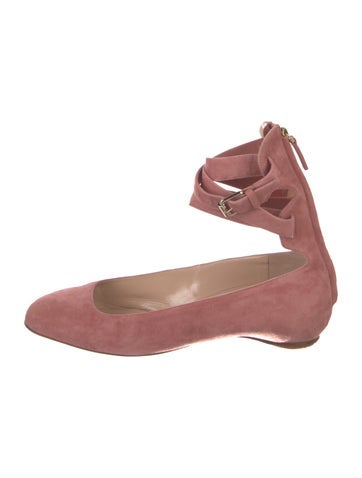 Valentino Flats Suede Ballet IT 37.5 | 7.5