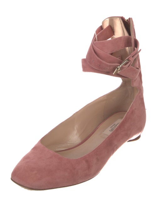 Valentino Suede Ballet Flats