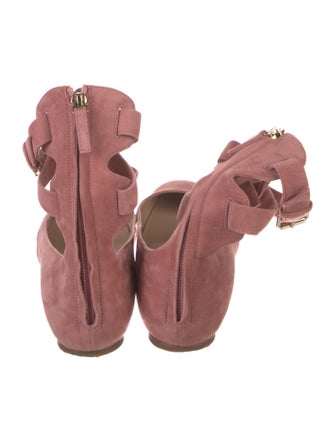 Valentino Suede Ballet Flats