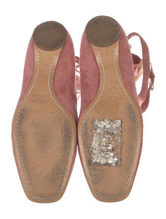 Valentino Suede Ballet Flats