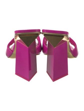 Valentino Leather Slides