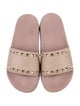 Valentino Rockstud Accents Rubber Slides