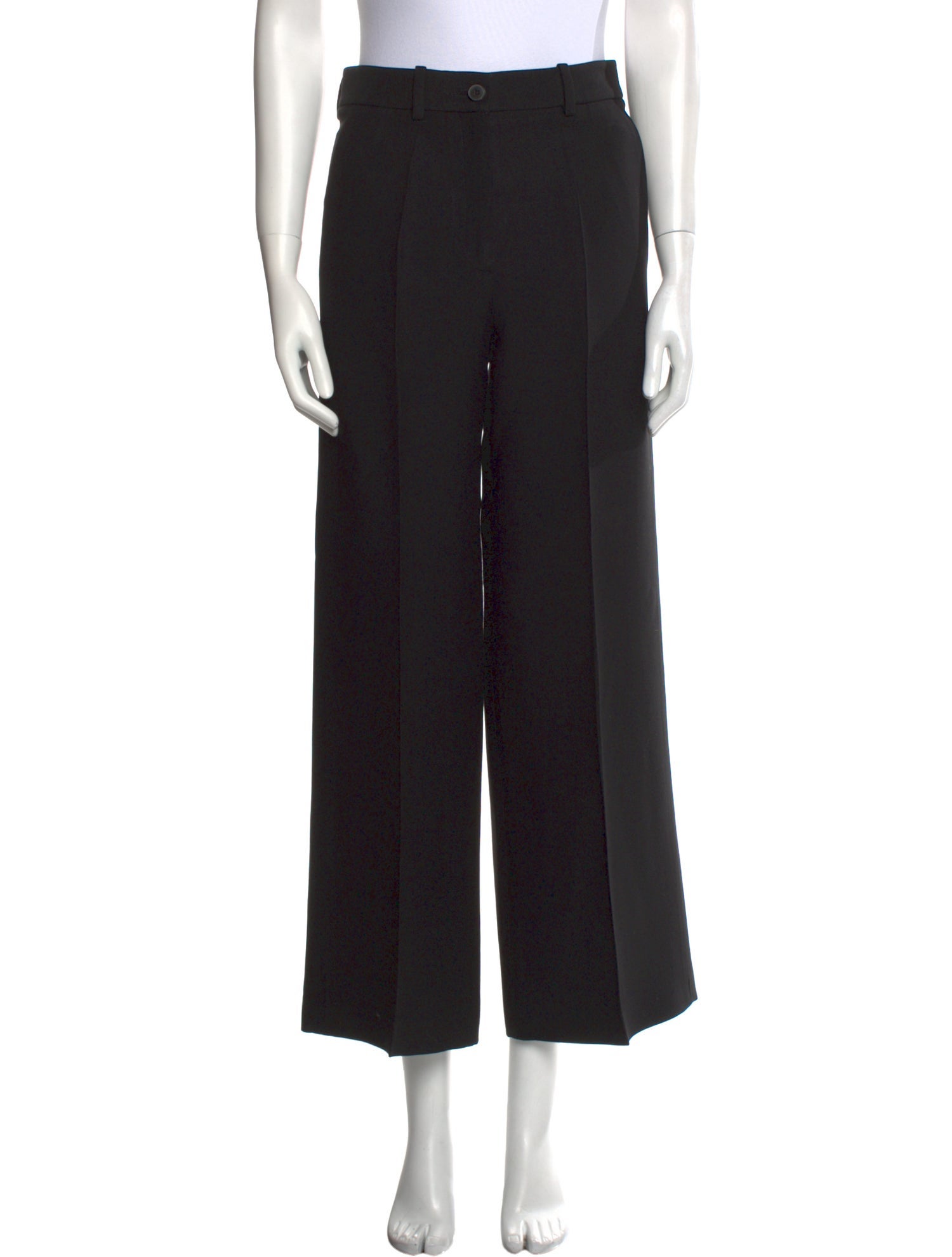 Valentino Virgin Wool Wide Leg Pants