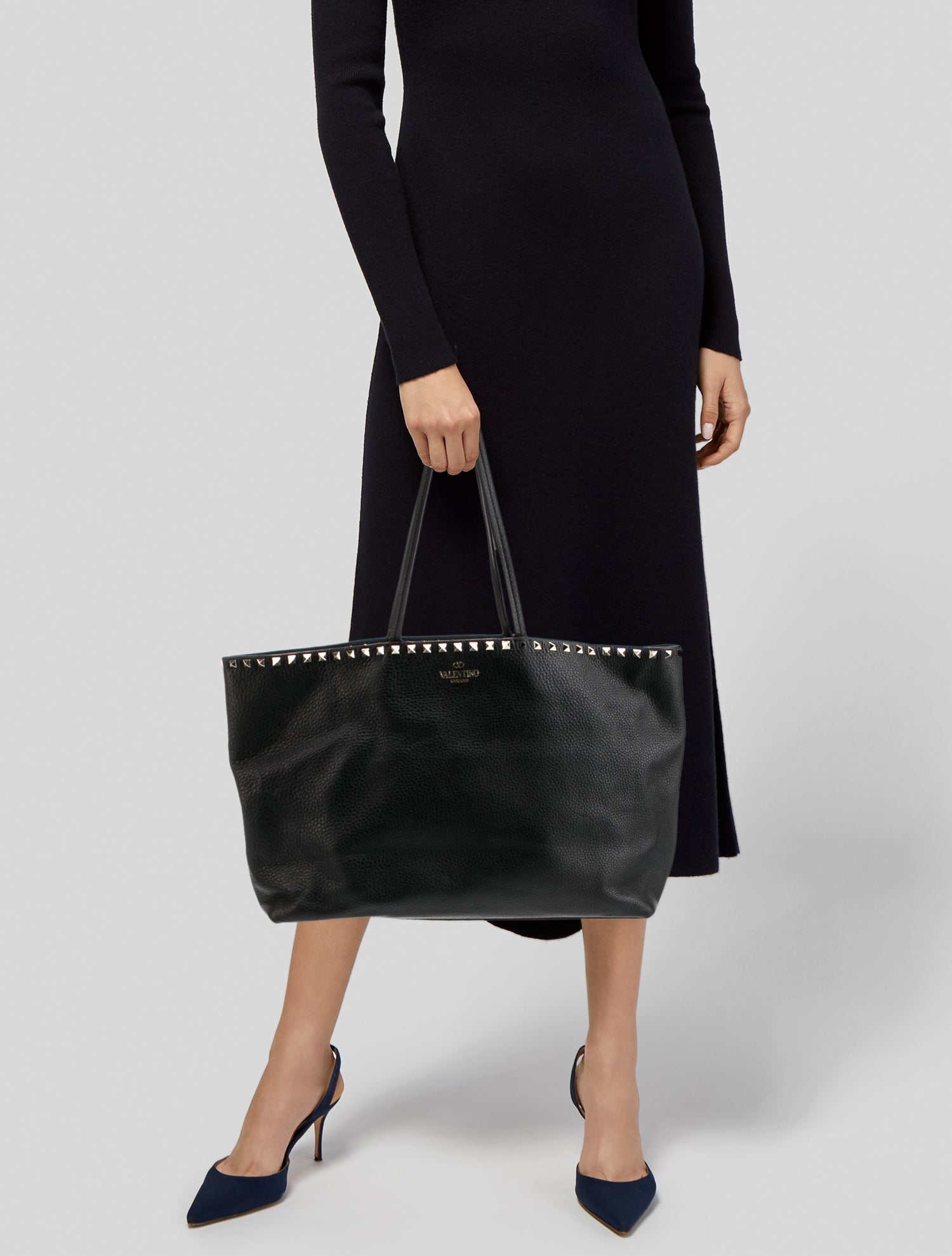 Valentino Leather Tote