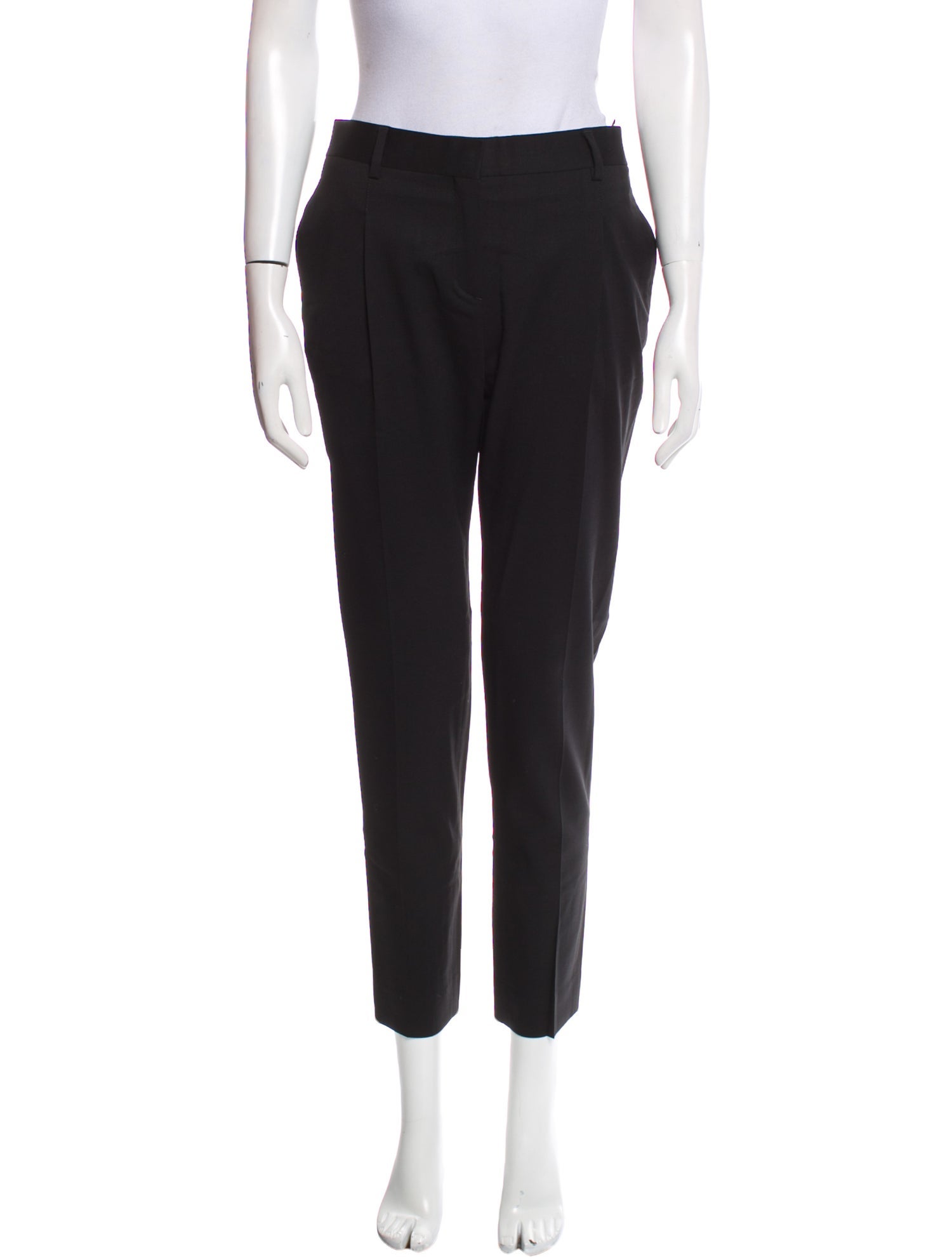 Valentino Virgin Wool Skinny Leg Pants
