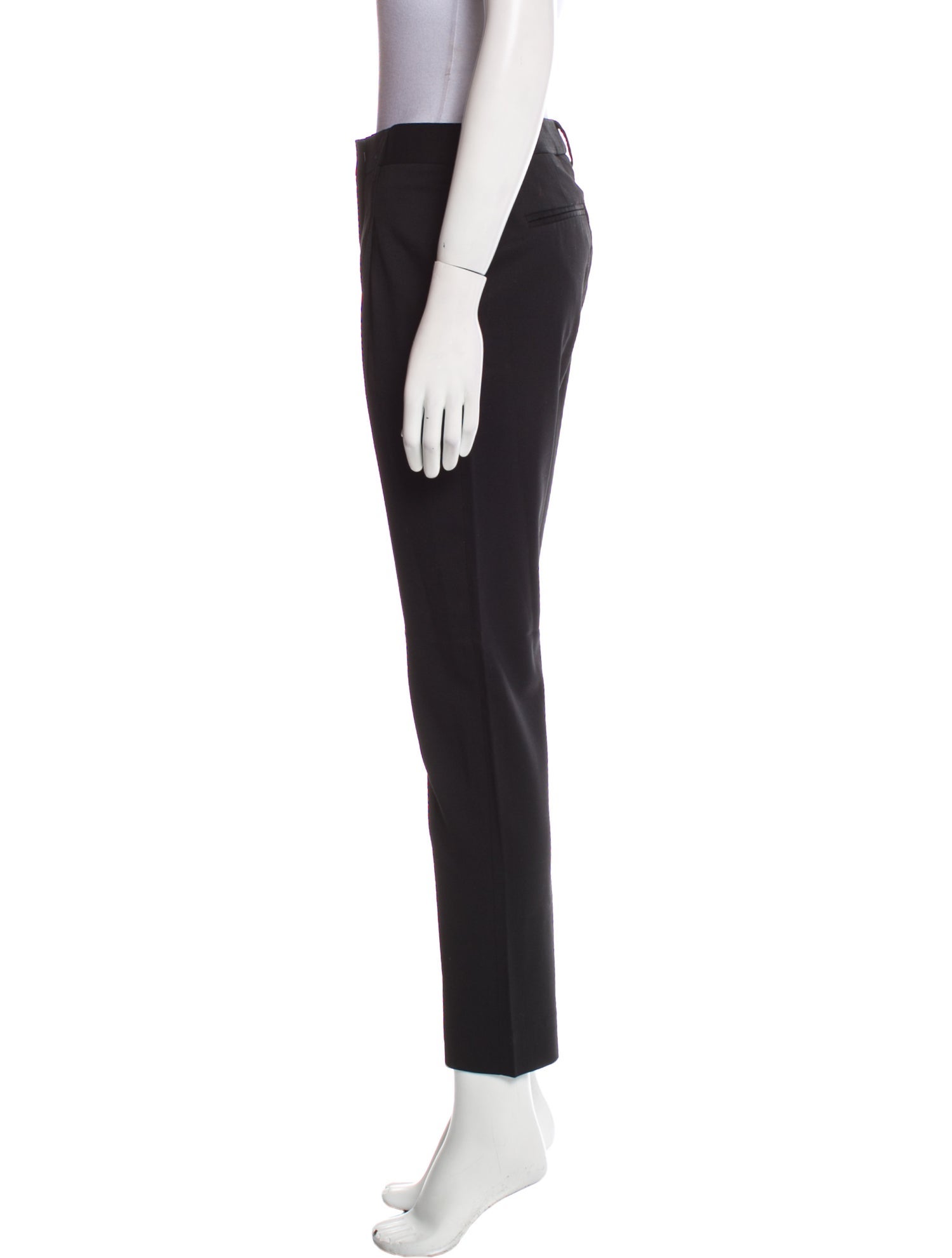 Valentino Virgin Wool Skinny Leg Pants