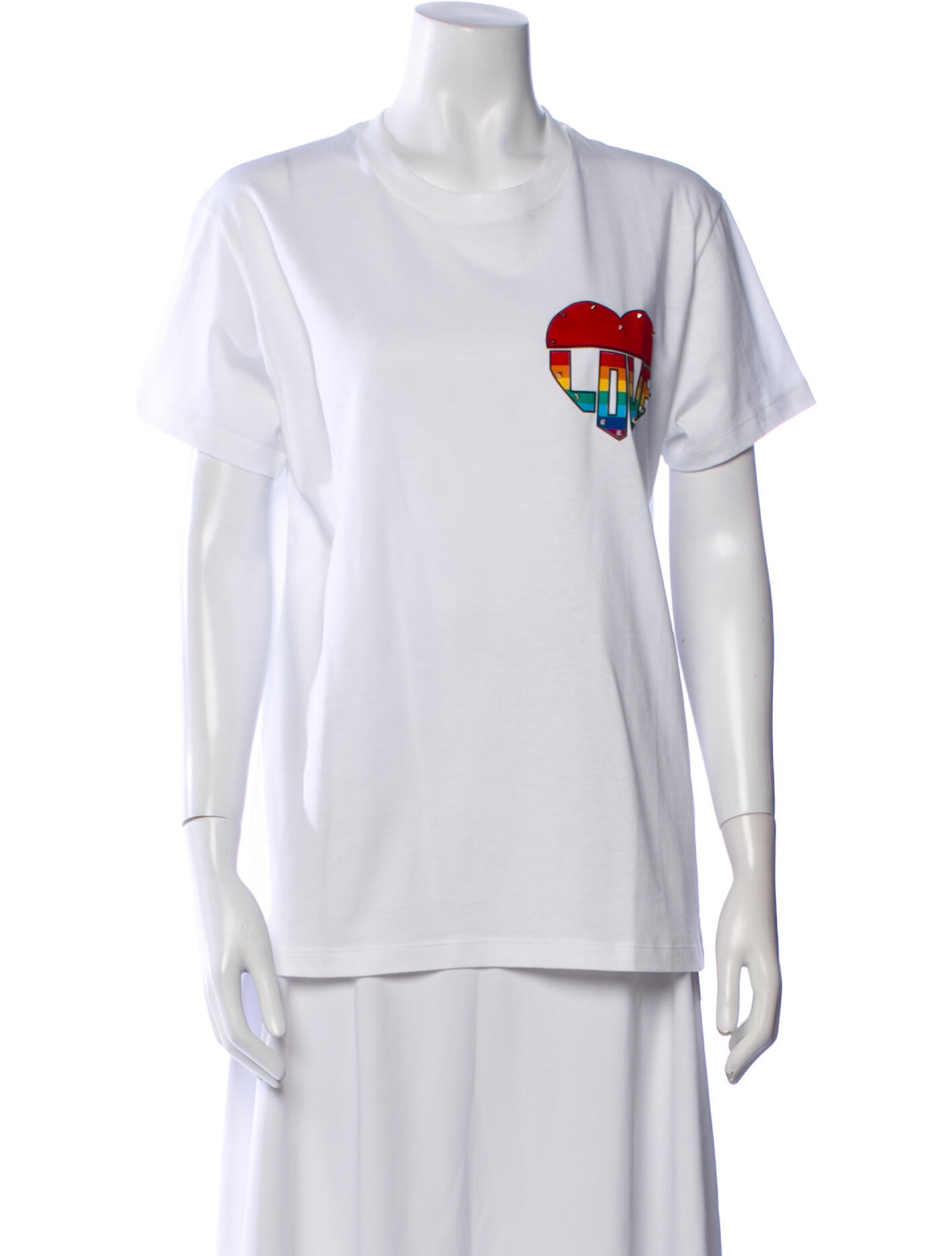 Valentino Graphic Print Crew Neck T-Shirt