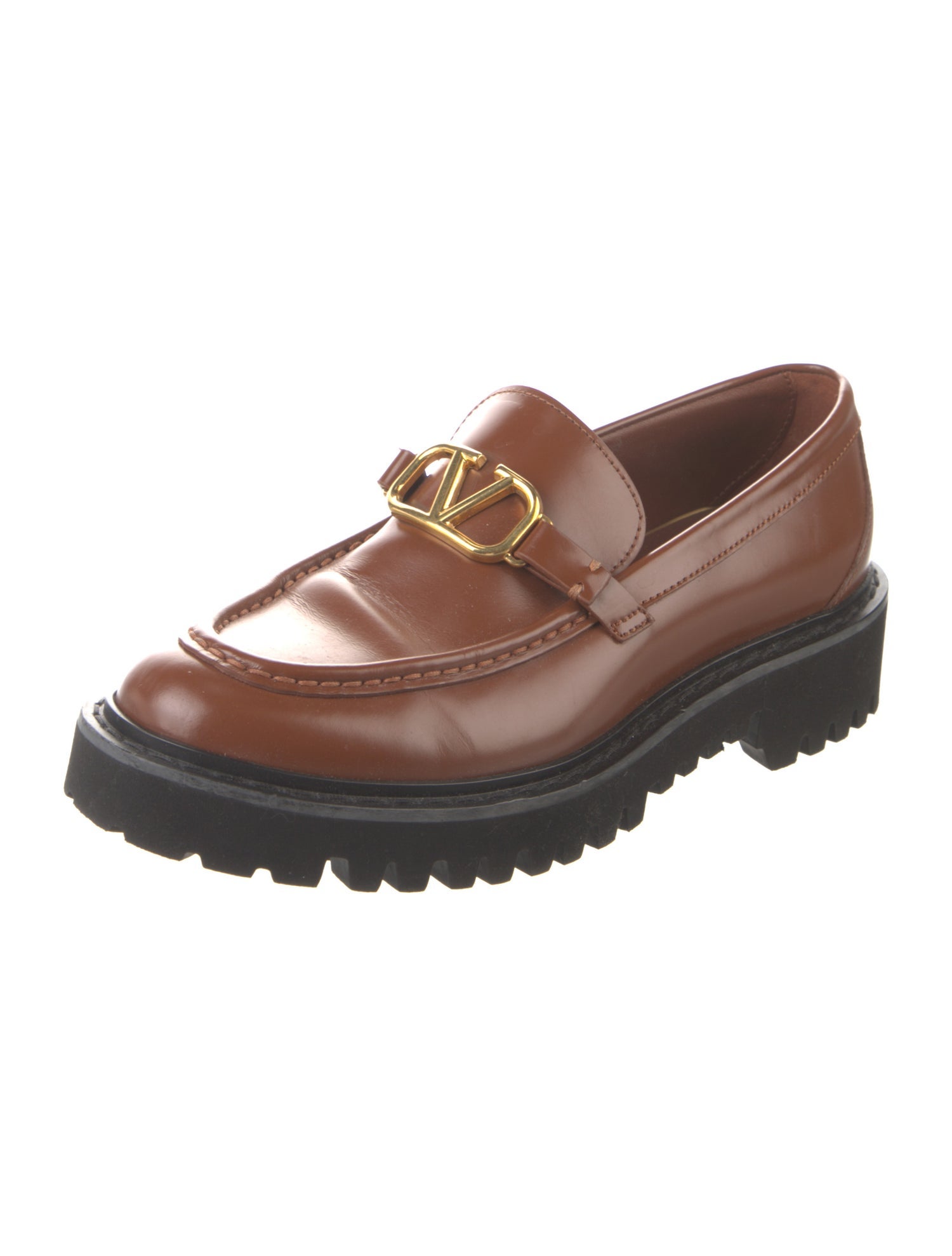 Valentino Leather Loafers