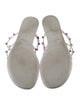 Valentino Rockstud Accents Rubber Slides