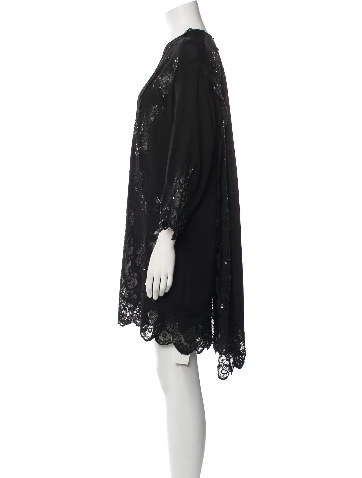 Valentino Lace Pattern Knee-Length Dress